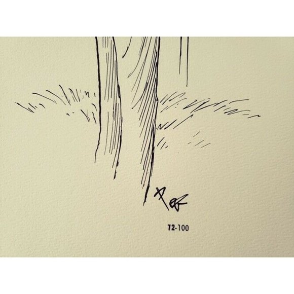 Equestrian Caricature 1970's Taylor Hardin 14" x 17" Art Print #72 Bellocq - Picture 3 of 3